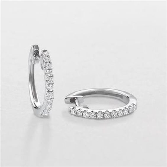 Orecchini Giorgio Visconti Donna in Oro bianco Diamante 0.17 Ct BB39584 - BB39584